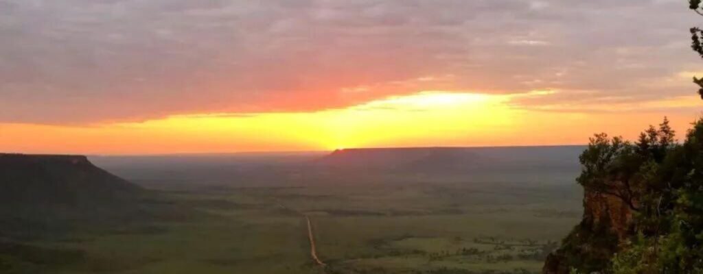Nascer do sol na Serra do Espírito Santo